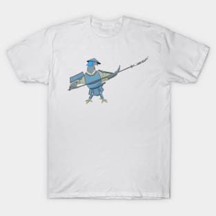 Samurai Pigeon (Naginata version) T-Shirt